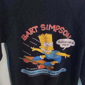 Vintage Bart Simpson sweatshirt. Size 10/12 L child size